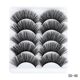 5 Pairs Multipack 5D Soft Mink Hair False Eyelashes