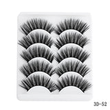 5 Pairs Multipack 5D Soft Mink Hair False Eyelashes